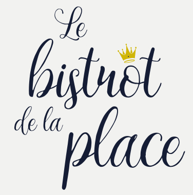 Logotype pour Le bistrot de la place, restaurant secondaire du Vieux Logis en Dordogne